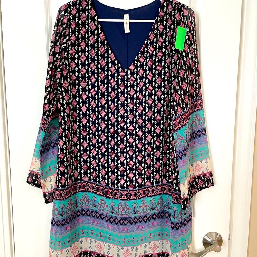 Cute shift dress, large